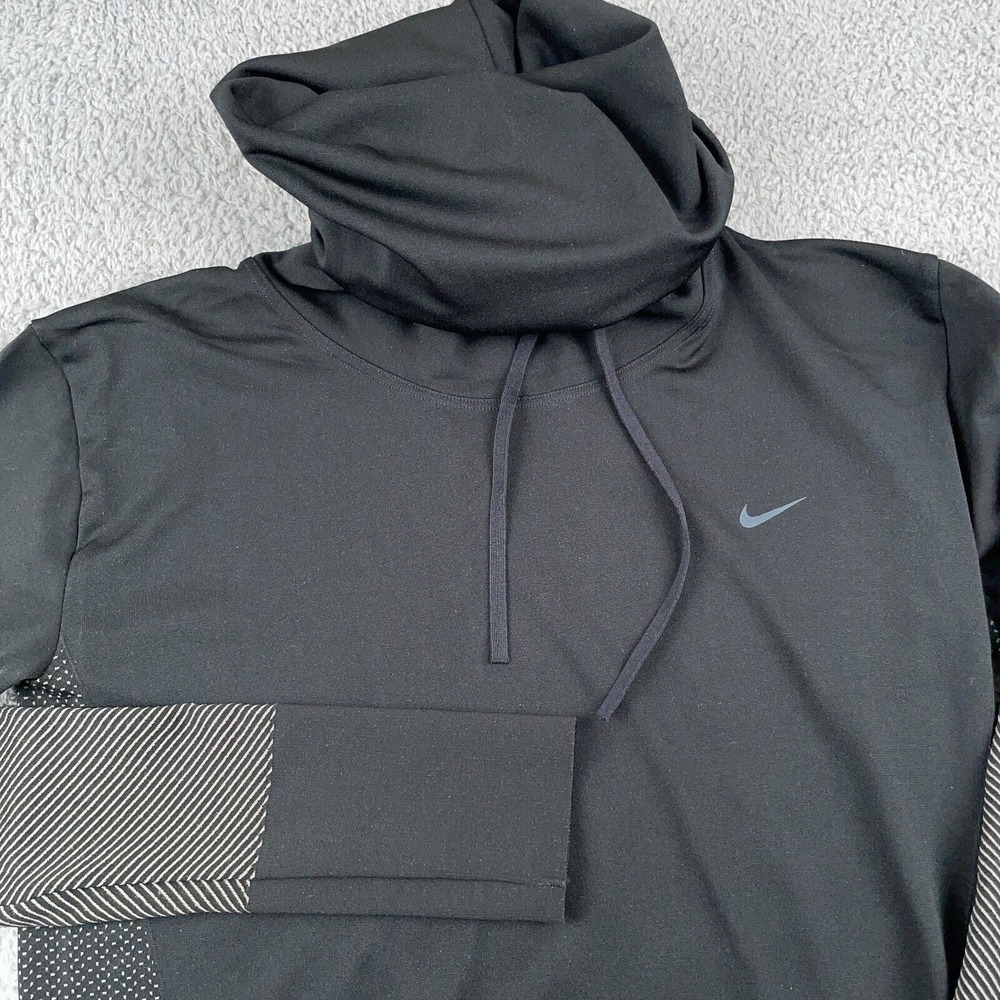 Nike Black Funnel Neck Top